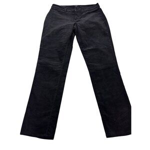 Talbots Signature Collection Womens Black Cotton/Spandex Pants Size 8